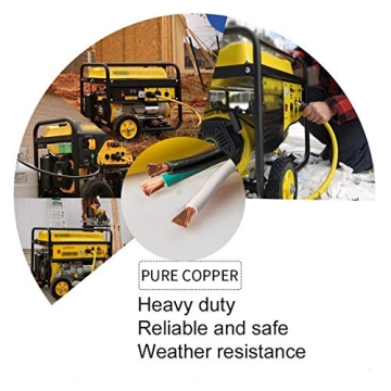 Heavy Duty 25 FT Generator Extension Cord, 30 Amp Power Cable