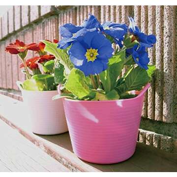 Red Gorilla Small Flexible Plastic Tub, Toy Storage, Laundry, Gardening & More, 14 Liter/3.7 Gallons...