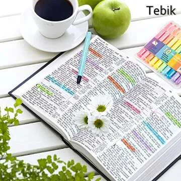 Tebik Gel Highlighter, 10 Colors Bible Safe Highlighter Study Kit, Highlighters Assorted Colors, Twistable Design, No Bleeding Great for Journaling, Highlighting and Study