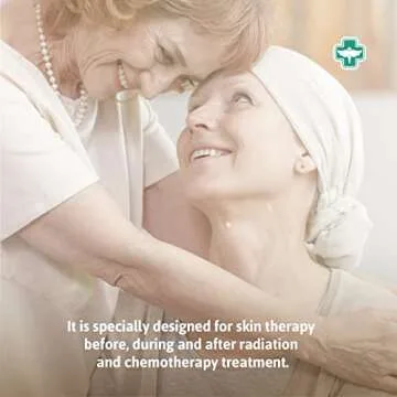 Oncology Cream 4 oz plus 3 Pack Lip Balm. Hydrating to Stressed Skin Undergoing Chemo or Radiation. Skin Therapy. Made with Botanicals.