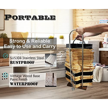 VCREATC Portable Hanger Stacker for Closet Laundry Room