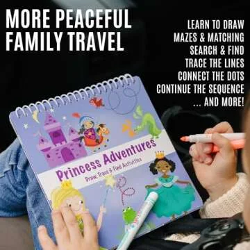Travel Activity Book for Kids - Fun Learning on the Go