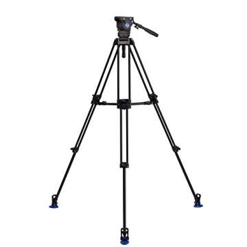 Benro BV6 Pro Twin Leg Aluminum Video Tripod Kit (BV6PRO)