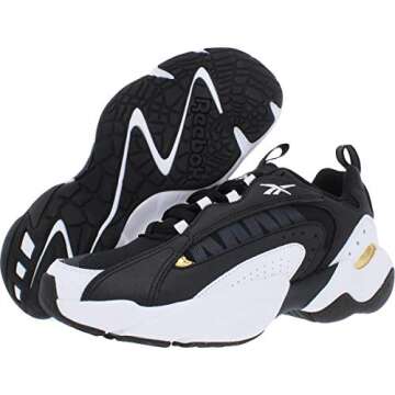 Reebok Unisex-Adult Royal PERVADER Sneaker, Black/White, 11 M US