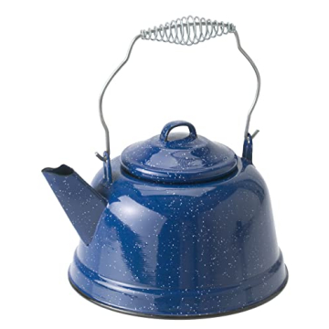 GSI Outdoors Enameled Steel Tea Kettle for Camping