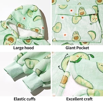 Krifey Wearable Blanket Hoodie for Ultimate Comfort Gifts