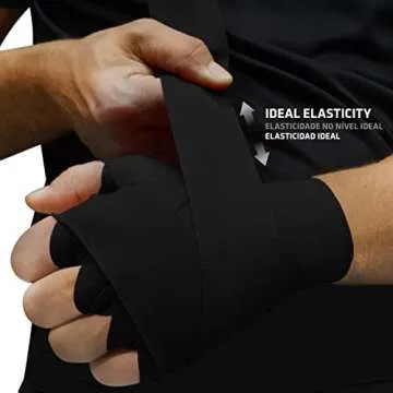 Muvin Boxing Hand Wraps - 3 Pairs, Semi-Elastic for All Sports