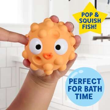 Baby Shark Sensory Fun Friends, 4 Pack, Fidget Toys, Develop Sensory Skills (4+ Months)