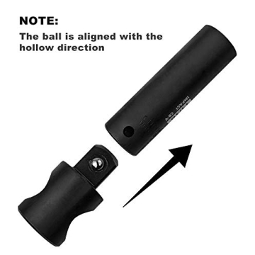 SEKETMAN 49-Piece Impact Socket Set SAE/Metric CR-V Steel