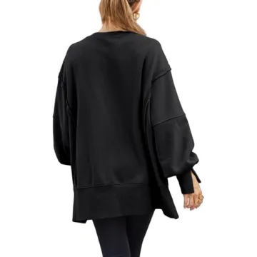 Stylish AUTOMET Oversized Crewneck Sweatshirt for Women