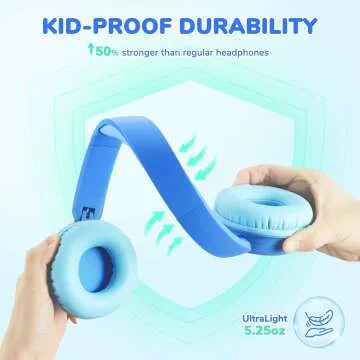iClever BTH22 Kids Bluetooth Headphones - 60H Battery Life