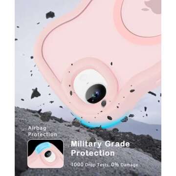 Stylish Amzfield Case for iPhone 16e with MagSafe Compatibility