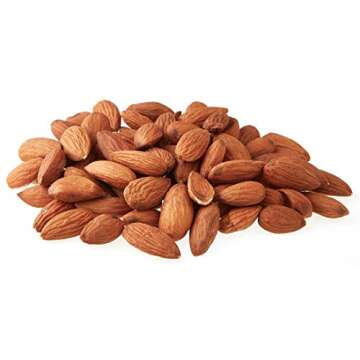 Amazon Brand - Happy Belly Whole Raw Almonds, 48 ounce (Pack of 1)