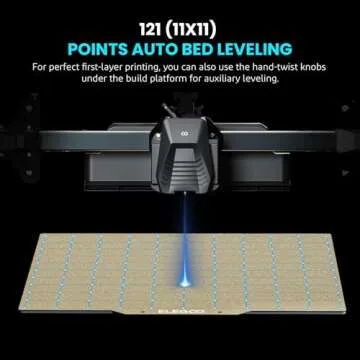 ELEGOO Neptune 4 3D Printer, 500mm/s High-Speed Fast FDM Printer with Klipper Firmware, Auto Leveling and Dual-Gear Direct Extruder, Easy Assembly, 8.85x8.85x10.43 Inch Printing Size