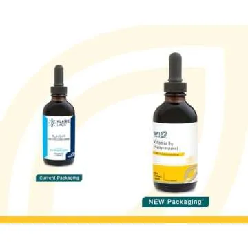 Klaire Labs Vitamin B12 Liquid Drops - 1000mcg Methylcobalamin for Mood & Cognitive Support - 120 Se...