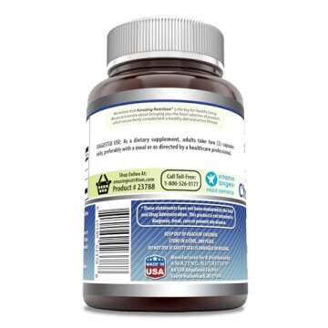 Amazing Formulas Glucosamine + Chondroitin + MSM - 240 Capsules (Non-GMO) - Supports Healthy Joint, Cartilage and Connective Tissue - Promotes Joint Comfort & Flexibility (240 Capsules)