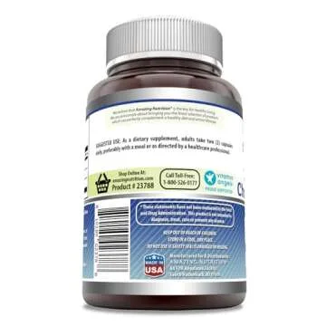 Amazing Formulas Glucosamine + Chondroitin + MSM - 240 Capsules (Non-GMO) - Supports Healthy Joint, Cartilage and Connective Tissue - Promotes Joint Comfort & Flexibility (240 Capsules)