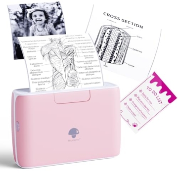 Phomemo 4" Portable Thermal Printer - Versatile Inkless Printing Made Easy