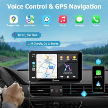 Wireless Carplay & Android Auto Car Stereo Receiver