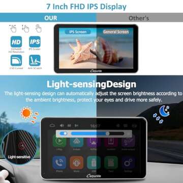 Wireless Carplay & Android Auto Car Stereo Receiver