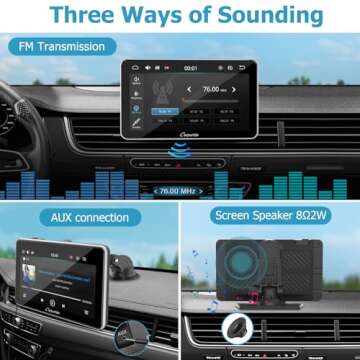 Wireless Carplay & Android Auto Car Stereo Receiver