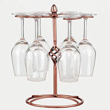 Elegant QPIX DIGITAL Wine Glass Rack, Easy to Assemble