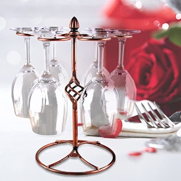 Elegant QPIX DIGITAL Wine Glass Rack, Easy to Assemble