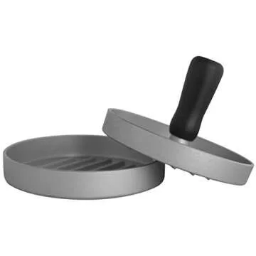Holland & Jagger Best Burger Press—Hamburger Patty Maker for Stuffed Burgers—Quality BBQ Grilling Accessories (Single)