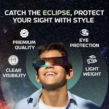 Helioclipse Solar Eclipse Glasses for Safe Viewing