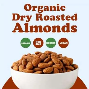 Organic Dry Roasted Almonds – Nutrient-Packed Snack