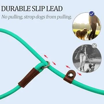 MayPaw Slip Lead Control Leash for Dogs No Pull 7FT