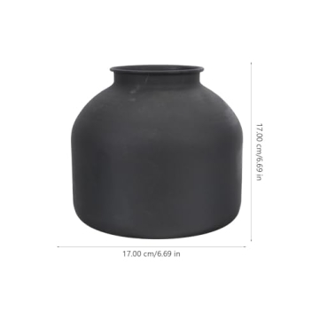 Happyyami Metal Matte Vase - Stylish Floral Arrangement Holder