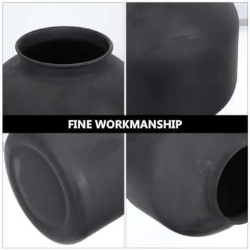 Happyyami Metal Matte Vase - Stylish Floral Arrangement Holder