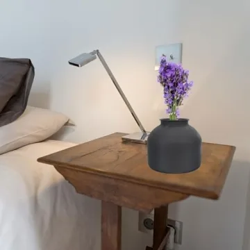 Happyyami Metal Matte Vase - Stylish Floral Arrangement Holder