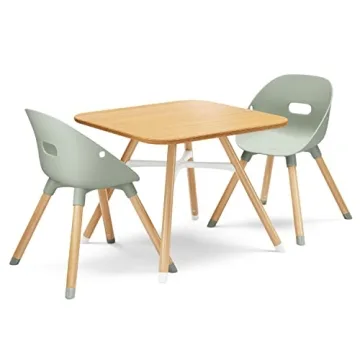 Lalo Play Kit: Sustainable Kids Table and Chairs Set for Play & Learning