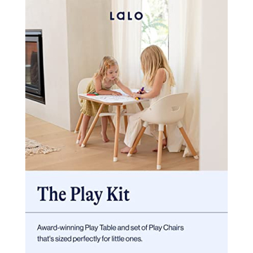 Lalo Kids Table and Chairs Set for Safe Playtime