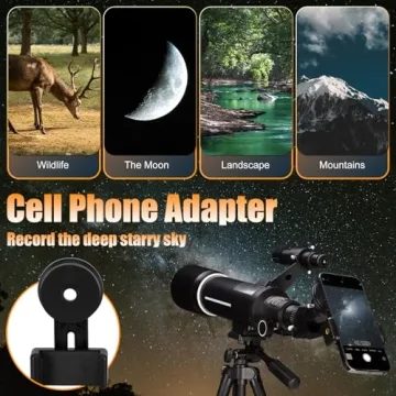 70mm Aperture Refractor Telescope for Astronomy Beginners