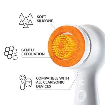 Clarisonic Sonic Face Exfoliator Brush Head for Radiant Skin