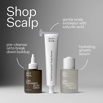 ACT+ ACRE Cold Processed Scalp Detox Oil for Healthy Hair
