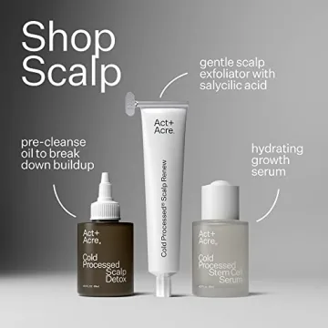 ACT+ ACRE Cold Processed Scalp Detox Oil for Healthy Hair