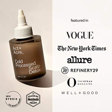 ACT+ ACRE Cold Processed Scalp Detox Oil for Healthy Hair