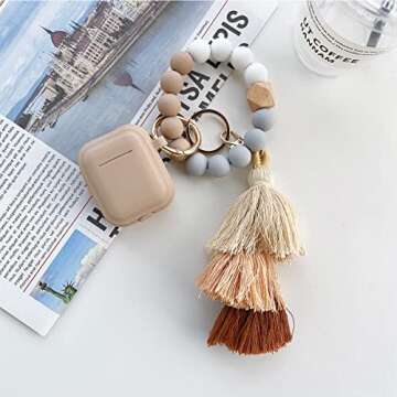 Gtinna Fashion Cute Stripe for Apple AirPods 1&2 Case,Silicone Case for AirPods Wireless Charging Ca...