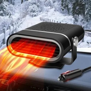Portable 200W Car Heater - 12V Defroster & Demister
