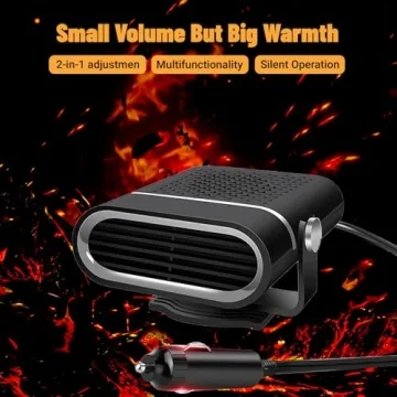 200W Portable Car Heater - Defroster & Demister