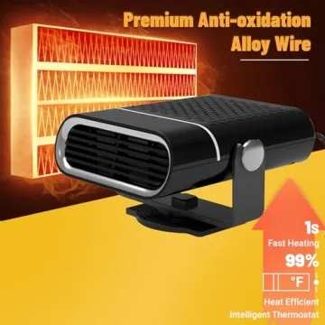 200W Portable Car Heater - Defroster & Demister
