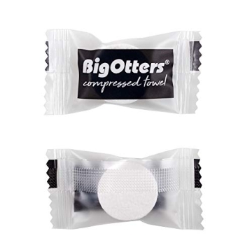 BigOtters 200PCS Compressed Towels Portable Cotton Wipes
