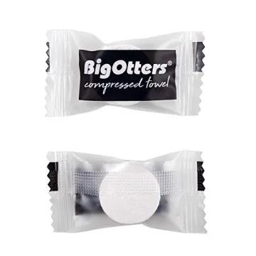 BigOtters 200PCS Compressed Towels Portable Cotton Wipes