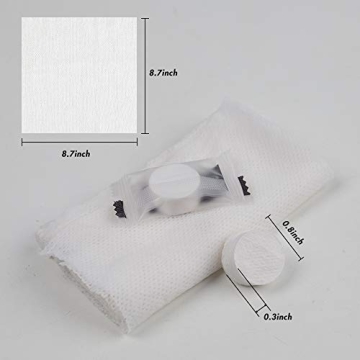 BigOtters 200PCS Compressed Towels Portable Cotton Wipes