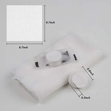 BigOtters 200PCS Compressed Towels Portable Cotton Wipes