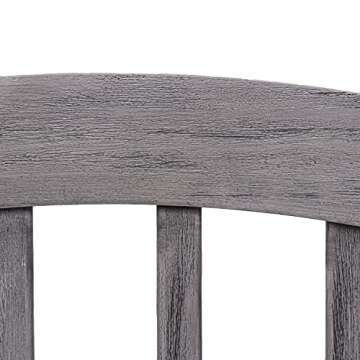 Summer Decorative Wood & Metal Pet and Baby Gate, 36" - 60" Wide, 32" Tall, Pressure Mounted, Install Wall to Wall or Doorway, Walk-Through Safety Gate - Gray